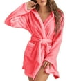 Clearance! robes for women terry cloth robes for women Women's Solid