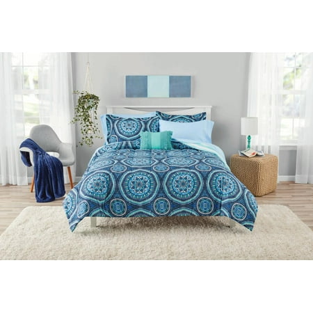Mainstays Jessica Medallion Bed in a Bag Coordinating Bedding Set
