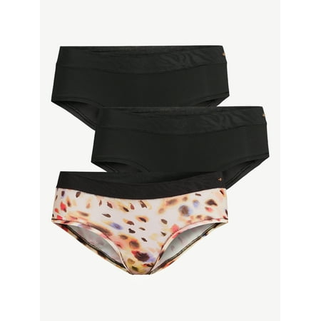 

Sofia Intimates by Sofia Vergara Women s Micro Hipster Panties 3-Pack