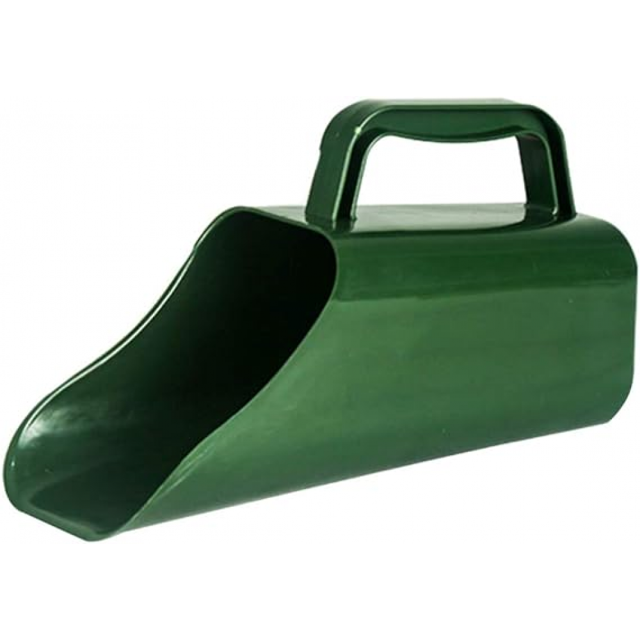 Pala de suelo, pala de plástico para cultivo de jardín, tamiz de suelo manual, pala de paleta de jardín, herramienta de cultivo de pala manual para excavar 9*22*12 cm verde
