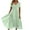 DT-Green, variant on DailyTrove Women's Off-Shoulder Midi Dress-Short Sleeve-Solid Color-Polyester-for Date Night/Cocktail Party-Elegant Off-Shoulder