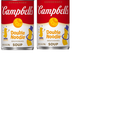 Campbell's Condensed Double Noodle Soup - 10.5oz-pack of 2