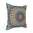 thumbnail image 2 of Bingfone Decorative Pillow Covers 16"X16" Round Mandala Couch Pillow Cases Modern Farmhouse Covers For Couch Sofa Bed, 2 of 9