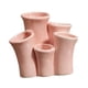 thumbnail image 5 of Organizador multifuncional de cerámica coral para baño, versátil y decorativo. Rosa, 5 of 9