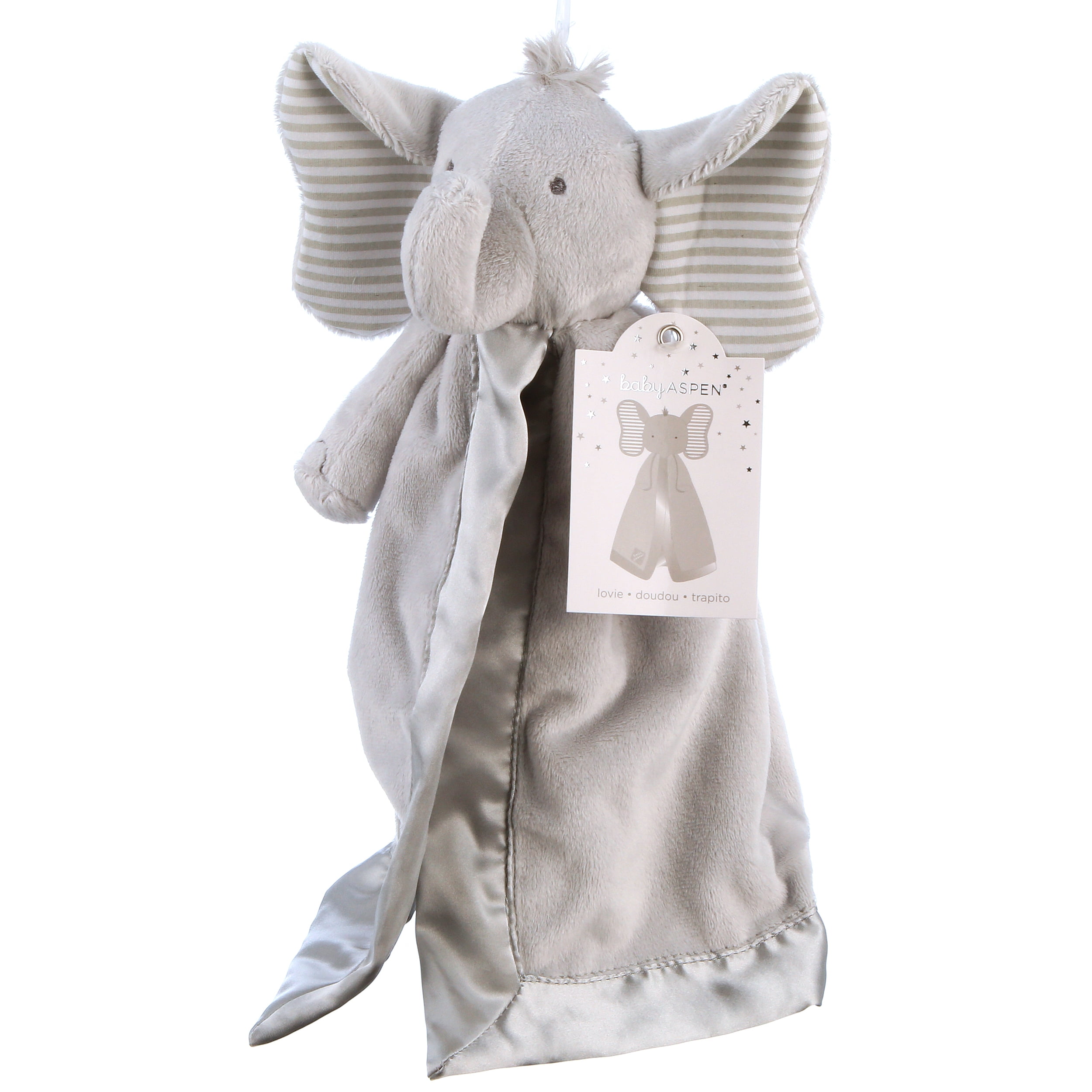 Baby Aspen Little Peanut Elephant Rattle Lovie Walmart Com Baby Aspen Little Peanut Elephant Rattle Lovie Walmart Com