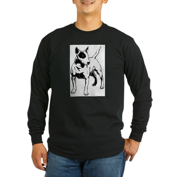 CafePress - English Bull Terrier Long Sleeve Dark T Shirt - Long Sleeve Dark T-Shirt