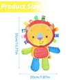 thumbnail image 3 of ZMKIAG Taggie Sensory Activity Blanket & 𝗕𝗮𝗯𝘆 Lovey Toy, Soft Security Toy with Multiple Textured Tags for Calming, Playtime & Developmental Stimulation for Infants and Toddlers, 3 of 9