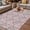 Pink, variant on Vintage Flowers Outdoor Rug for Patio/Deck/Porch, Non-Slip Large Area Rug 4 x 6 Ft, Spring Yellow Floral Country Leaves Blue Birds Indoor Outdoor Rugs Washable Area Rugs, Camping Rug Carpet Runner