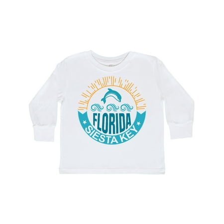 

Inktastic Siesta Key Florida Beach Vacation Gift Toddler Boy or Toddler Girl Long Sleeve T-Shirt