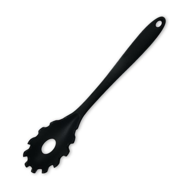 Tenedor de pasta de silicona - Cuchara para pasta de calidad alimentaria, sin BPA, Cuchara coladora de pasta