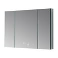 thumbnail image 3 of Lexora LS4832LEDMC 32 x 48 in. Savera LED Medicine Cabinet with Defogger, Black, 3 of 6