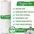 thumbnail image 4 of Kitboodle 2 Pack 11" x 50' Vacuum Sealer Bags 100ft in Total, Heavy Duty Commercial Grade Food Saver Bag for Sous Vide, Meal Prep, Vacuum Seal Bags for Food Saver, BPA Free, 4 of 6