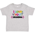 thumbnail image 3 of Inktastic I Love You Grandma with Flowers Girls Baby T-Shirt, 3 of 5