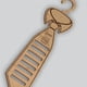thumbnail image 4 of Perchero de Madera Pintado A Mano para Colgar Corbatas, Ideal Como Recuerdo., 4 of 5