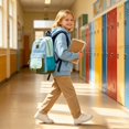 thumbnail image 5 of Back To School Backpack Lightweight Cute Backpack Multi-Layer Storage Daypack For Students, 5 of 5