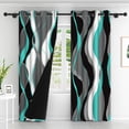 thumbnail image 3 of Lfeey Blackout Curtains for Bedroom, Room Darkening Thermal Curtain, 52x63 inch Grey 2 Panels, 3 of 7