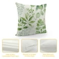 thumbnail image 4 of COMIO Sage Green Pillow Covers Spring Watercolor Eucalyptus Floral Pillowcase Leaf Print Throw Pillow Covers Soft Square Cushion for Home Couch Sofa Bedroom Livingroom, 4 of 5