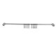 thumbnail image 4 of Estante de cocina con riel para colgar utensilios, ganchos de acero inoxidable para colgar ollas, toallas, 10 unidades, color plateado, 4 of 5