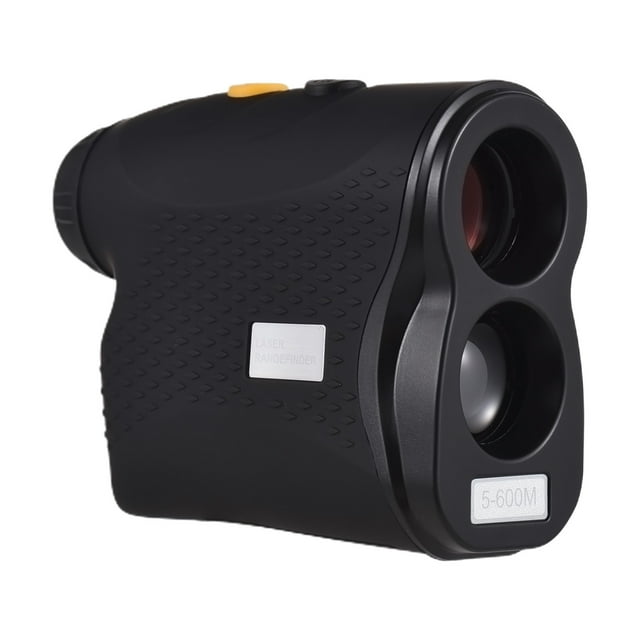 6X Magnification Golf Rangefinder with Distance, Angle, Height & Speed Measurement (600M Range), 905nm Measuring Type, Switchable Meter/Yard, Compact Palm-Sized Design, Lightweight 170g, Black/White