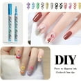 thumbnail image 3 of 12 Color Nail Art Pens for Painting Nails,Nail Art Markers Polish Pen,0.7 MM Nail Polish Pens Set Drawing Painting Point Liner Acrylic Paint Pens Kit, for DIY Nails Art Design Manicure Tools, 3 of 8