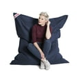 thumbnail image 2 of Gouchee Home Big Bag Brava Navy Bean Bag Chair – Water-Repellent Polyester with Polystyrene Bead Filling, Oversized Lounge Seating for Bedroom, Living Room or Dorm, Suitable for Adults and Teens, 2 of 6