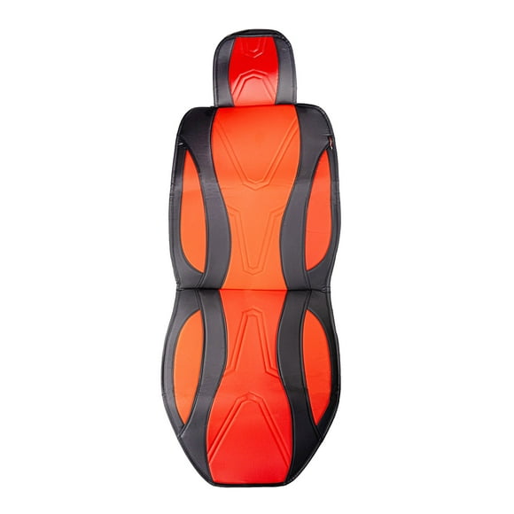 Housse de Siège de Luxe Rouge-2 Pcs