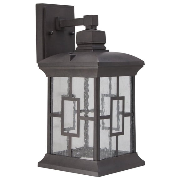 Boston Harbor 7146020 Outdoor Wall Lantern, 80 CRI, 3000 K, Rustic Brown