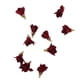 thumbnail image 1 of Borla de Flores de 27 Mm para Llavero, de Borlas de Flores de Tela para Teléfono Móvil rojo, 1 of 8