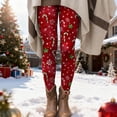 thumbnail image 7 of mgoYE Christmas Legging for Women Yoga Pants Tummy Control Butt Lifting Slim Fit Elastic Waist Tights XXL, 7 of 7