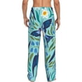thumbnail image 3 of Fotbe Flying Swallows Men's Pajama Pants,Sleepwear Pants,Pj Bottoms Drawstring And Pockets-Large, 3 of 9