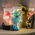 thumbnail image 4 of Coofit Flower Bouquet Light up - Decorative Bath Soap Bouquet Baby Breath Dried Flower, 4 of 10
