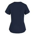 thumbnail image 6 of Sexlip Women's Cartoon Print Short Sleeve T Shirt Cute Design Soft Fabric Daily Casual Wear Blue M, 6 of 7