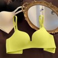 thumbnail image 3 of Byworldtasic Women Seamless Push‑Up Bra Wireless Texture Comfort Bra Adjustable Straps Back Closure Everyday Bralette, 3 of 5
