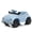 Blue, variant on 12V Vintage Kids Ride On Car with Remote Control, LED Lights, Bluetooth, Pink