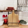 thumbnail image 5 of Practical Kitchen Companion - Durable Wooden Recipe Holder with Height Adjustment, Space-Saving Foldable Design, Suitable as a Present for Grandma or Grandmother, 5 of 7