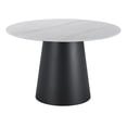 thumbnail image 1 of Mesa de Comedor Circular Senara Stone Blanca | Mesa Redonda Moderna para Comedor o Cocina Elegante, 1 of 3