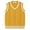 Yellow F6 Uniform Sweater Boys, variant on Cropped Sweaters For Teens Boys' V-Neck Sweater Vest for Teens Girls 2025 Fall Fashion Knitted Sleeveless V Neck Tops Preppy School Uniform Clothes