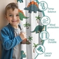 thumbnail image 3 of Blackout Kids Curtains,White Cartoon Dinosaurs Volcanoes Pattern Childrens Insulated Curtains Set Of 2,Bedroom Essentials,Toddler Room Decor 42"x54", 3 of 5