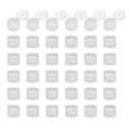 thumbnail image 1 of 36pcs 28/410 Flips Top Caps for Bottles Replacement Plastic Reusable Non-Spill Bottle Lid , Clear, 1 of 5