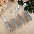 thumbnail image 4 of golytefs 4Pcs Adaptive Utensils Set 2.5oz & 42 Angled Hand Tremor Weighted Silverware(r), 4 of 9