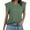 Army Green, variant on Women Summer Tops Women's Fashion Casual Short Sleeved T Shirt Round Neck Solid Color Loose Top Vest 1 Button down Born Primitive under Women Bra Top 2x Bra Too Warm under Tops for Diet Khaki XL