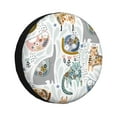 thumbnail image 3 of Xecao Cute Colorful Animal for Tire Covers: Waterproof, dust-proof, and universally fitting for trailers, SUVs, 3 of 8