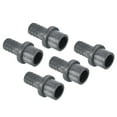 thumbnail image 1 of Unique Bargains UPVC Reducer Pipe Fitting 20mm OD 15mm Barbed, 5 Pack Straight Coupling Adapter Connector, Grey, 1 of 5