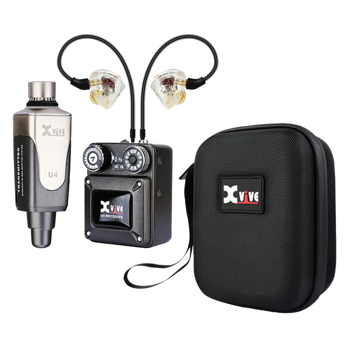 配信機器・PA機器・レコーディング機器 Xvive U4T9 Complete System + T9 In-Ears Xvive U4 Digital Wireless In-Ear Monitor System with T9 Earphones