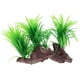 thumbnail image 1 of KAKOWELY Decoración artificial vívida para acuario, planta de pecera de escritorio, planta falsa, suministro para pecera, 1 of 5