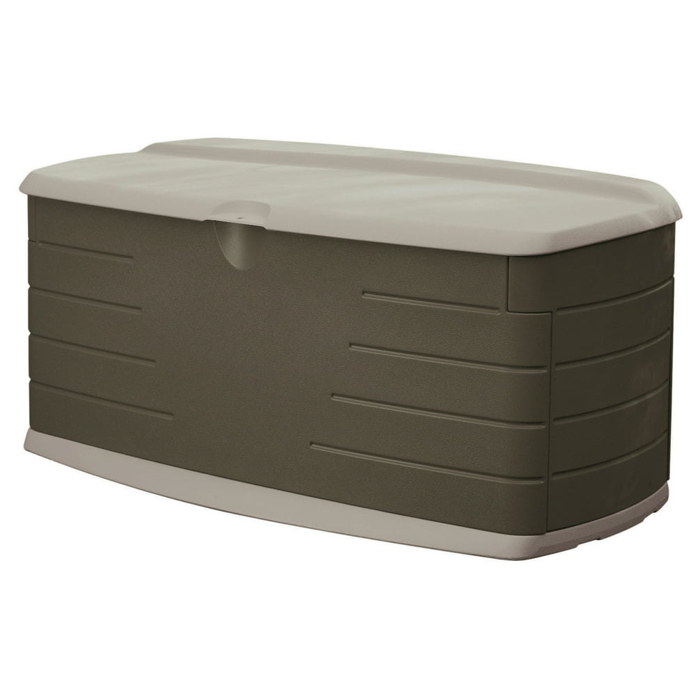 Rubbermaid 90 Gallon Large Deck Box with Seat