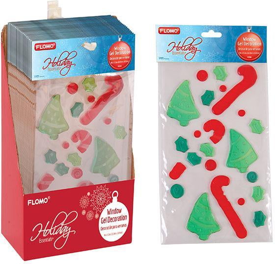 Christmas Window Gel Decoration  CASE OF 18  Walmart.com
