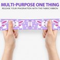 thumbnail image 4 of 1 Roll of Wired Edge Ribbon For Easter Crafts Easter Gift Box Package Ribbon Colorful Craft Ribbon, 4 of 9