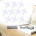 thumbnail image 3 of 10 pares de almohadillas para la nariz para gafas, almohadillas para la nariz para gafas, almohada en forma de D, almohadillas para la nariz adhesivas Transparente, 3 of 8