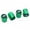 Green, variant on Hex Ford Logo Emblem Car Wheels Tire Air Valve Caps Stem Dust Cover Sport Gift